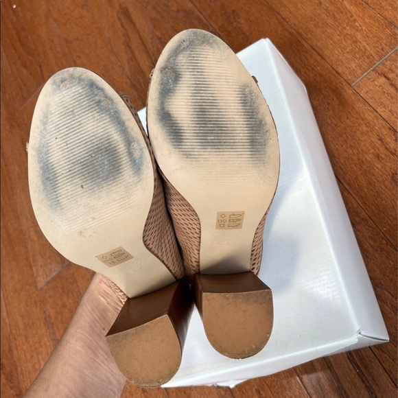 ALDO Nude Block Heels 8.5 - Picture 6 of 7